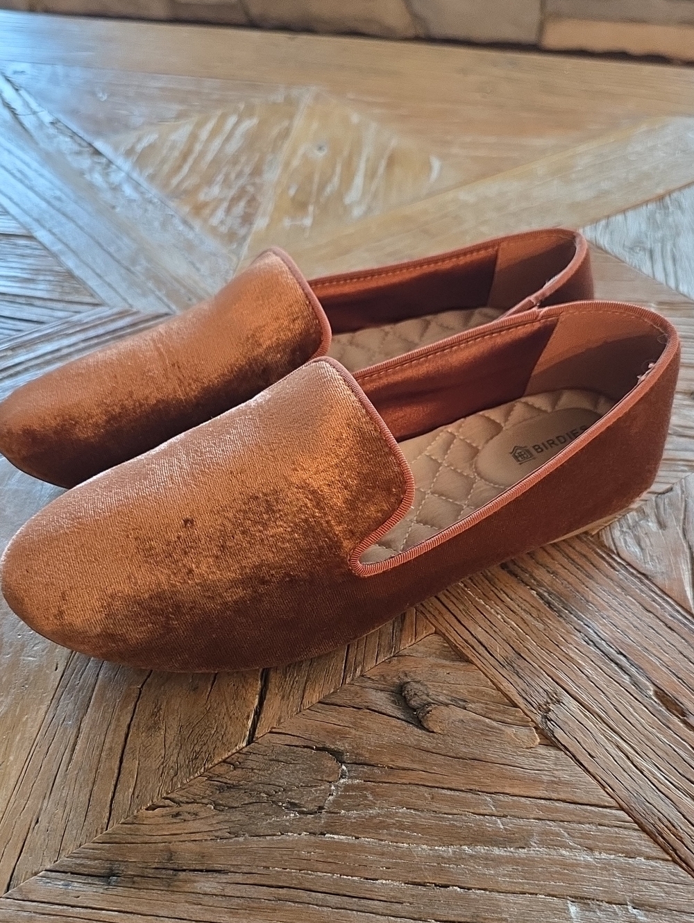 BIRDIES Statling Velour Flats ! 7